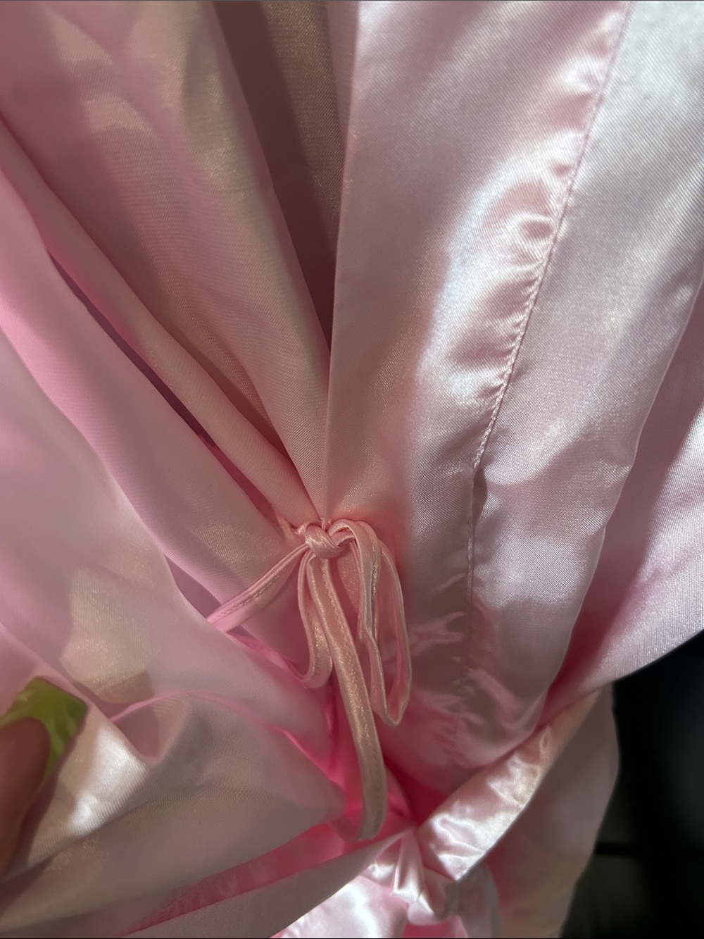 Satin Kimono Robe - Picture 4 of 4